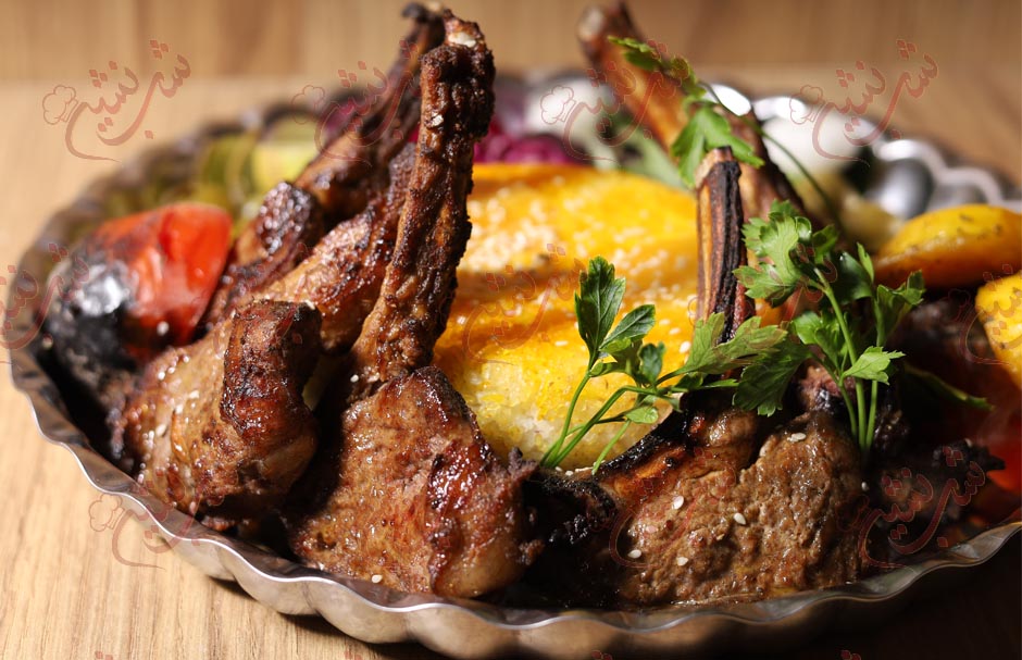 چـلـو کبـاب شـیـشـلـیـک (دنده گوسفندی)  